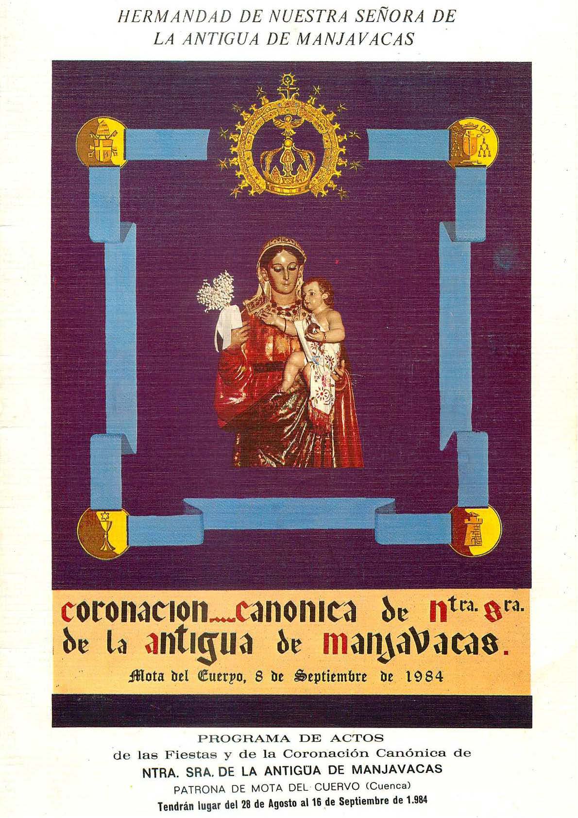 Fiestas de Nuestra Señora de la Antigua de Manjavacas 1984 Mota del Cuervo